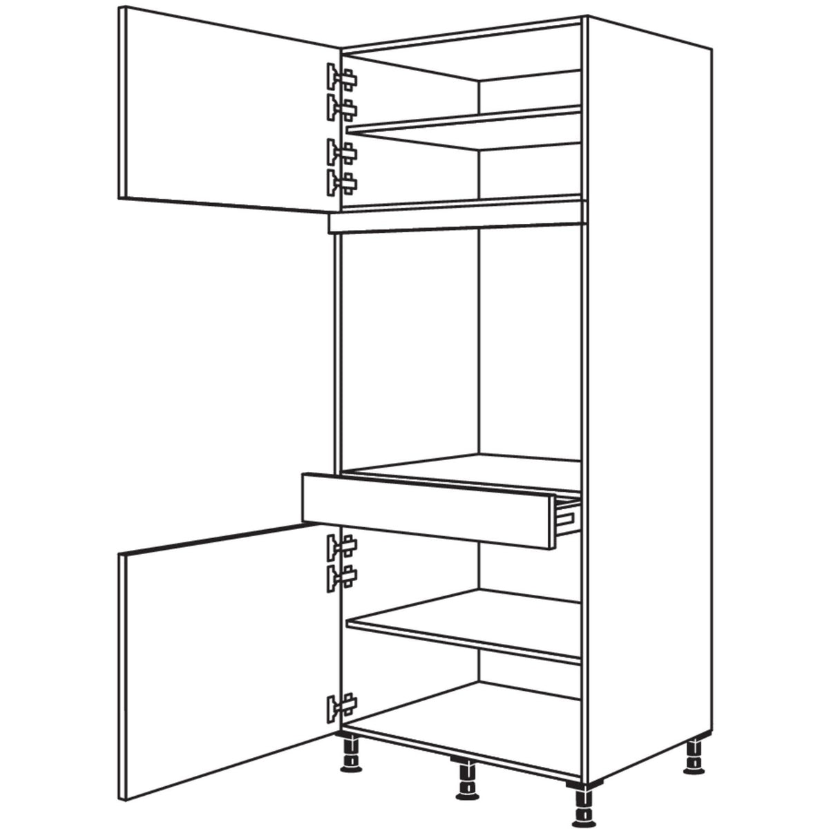 Nobilia XL-Geraete-Umbau Backofen GAOS76-1X 31807