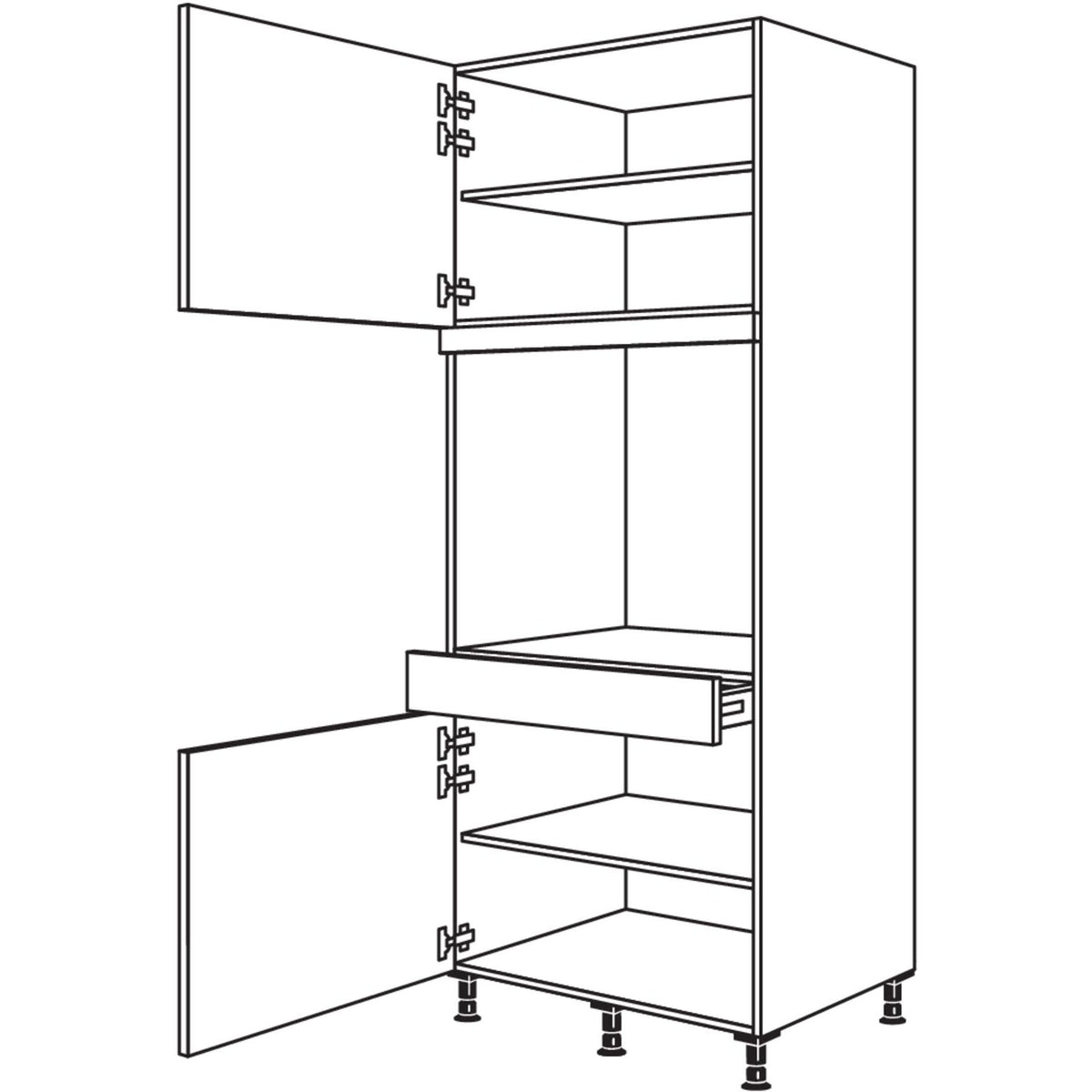 Nobilia XL-Geraete-Umbau Backofen GAOS76-3X 51807