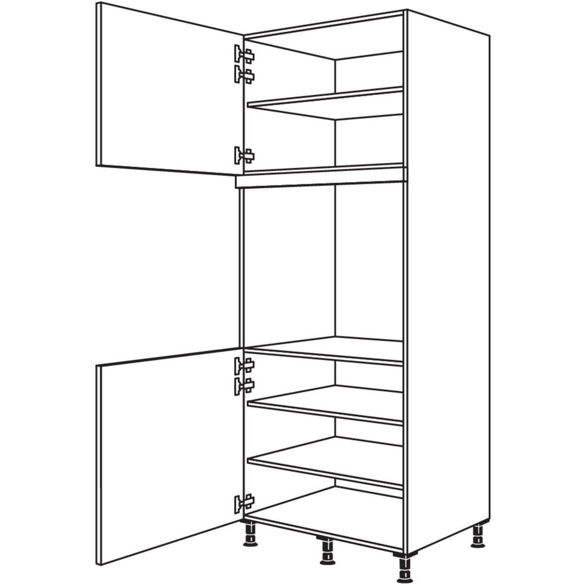 Nobilia XL-Geraete-Umbau Backofen GDAO76-3X 51806