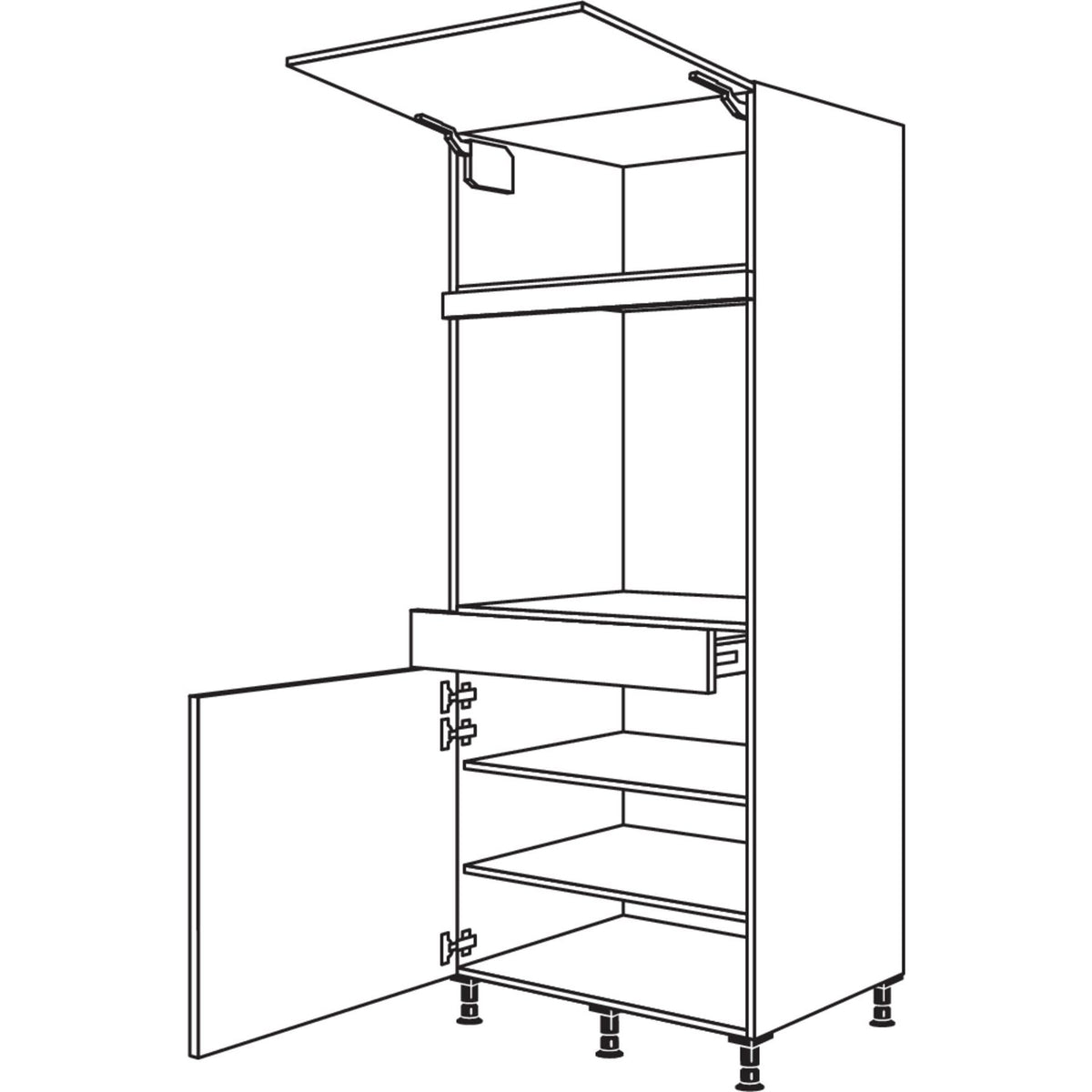 Nobilia XL-Geraete-Umbau Backofen GDAOS76-2X 41808