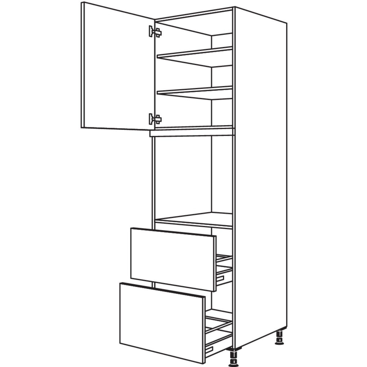 Nobilia XL-Geraete-Umbau Backofen GDO2A-3X 52710