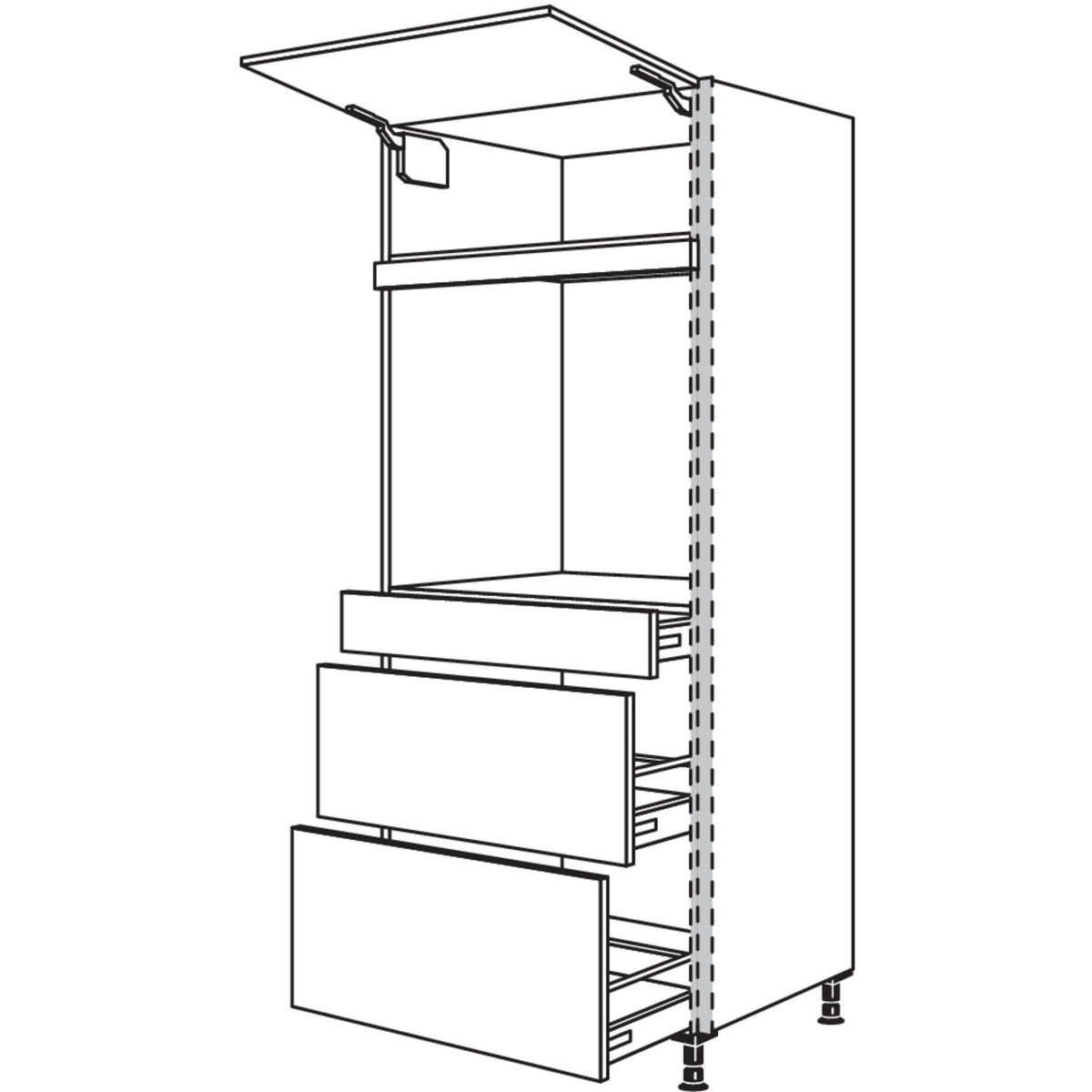Nobilia XL-Geraete-Umbau Backofen NGSDAOS2A76-1X 31967