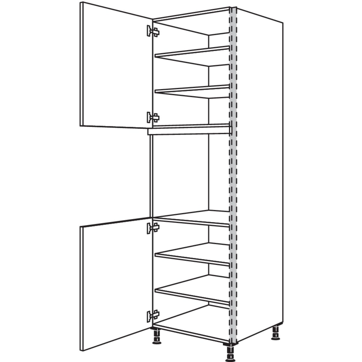 Nobilia XL-Geraete-Umbau Backofen NGSO-3X 56928
