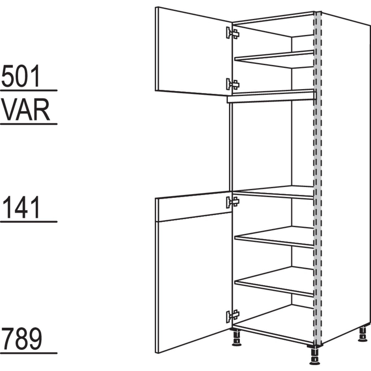 Nobilia XL-Geraete-Umbau Backofen NGSOV-1X 34929