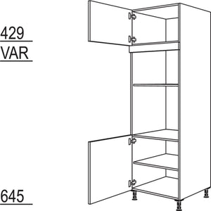 Nobilia XL-Geraete-Umbau Backofen und Mikrowelle GMO-2X 41815