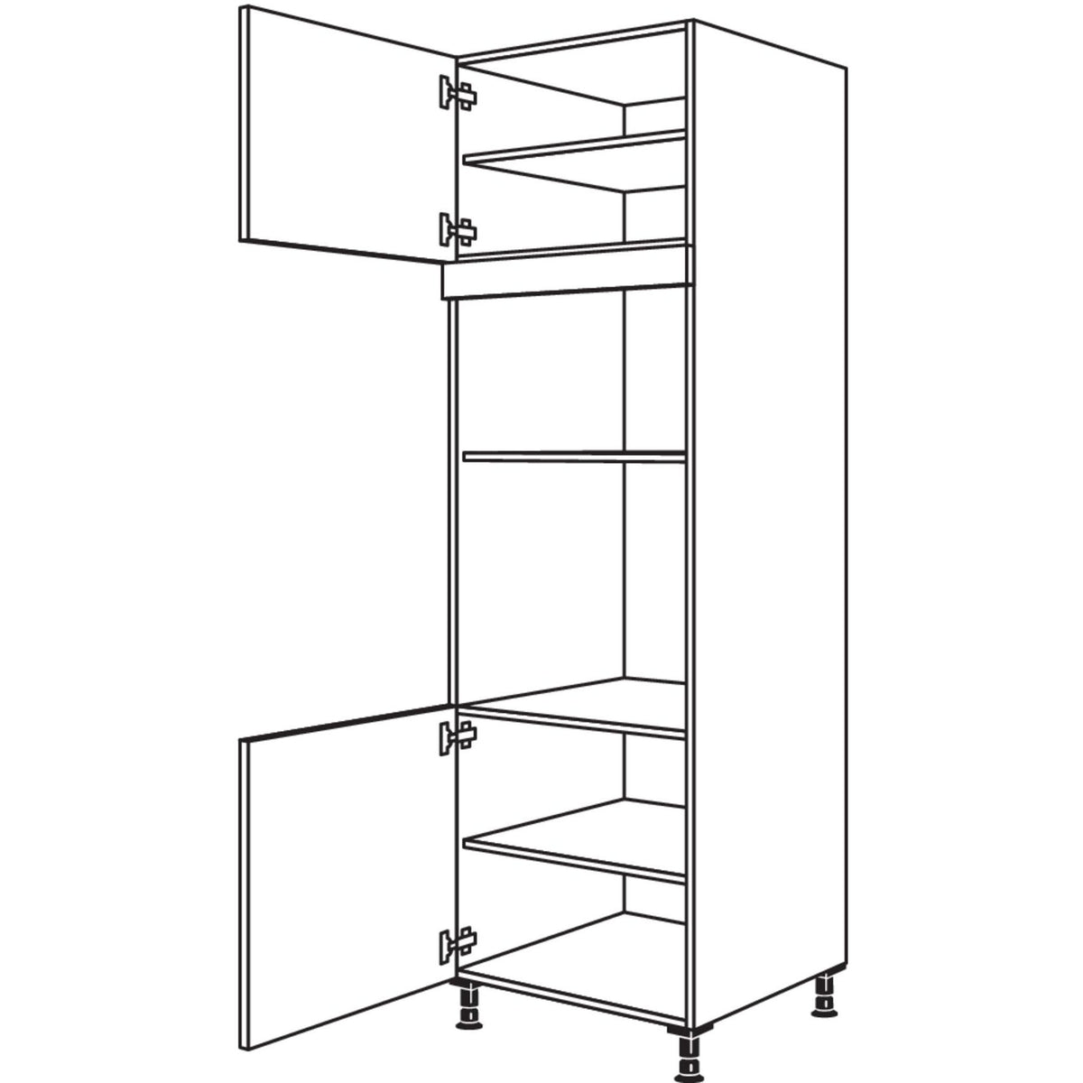 Nobilia XL-Geraete-Umbau Backofen und Mikrowelle GMO-3X 52712