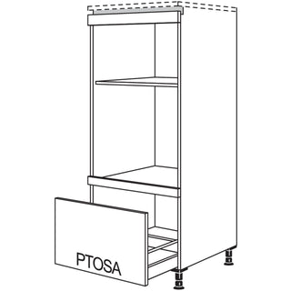 nobilia Mueble columna XL para horno y microondas LGMOA-X 60 cm - StoneArt | 566