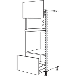 Nobilia XL-Geraete-Umbau Backofen und Mikrowelle mit Lifttuer NGSLOA-X 63449