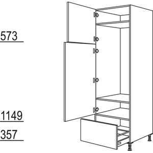 Nobilia XL-Geraete-Umbau Kuehl-Gefrierautomat G145A-1X 30870