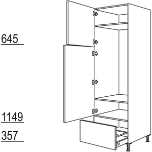 Nobilia XL-Geraete-Umbau Kuehl-Gefrierautomat G145A-2X 41870