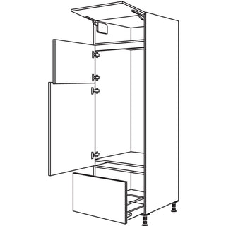 nobilia XL appliance conversion fridge-freezer unit GD123GA-1X 60 cm - Look | 099