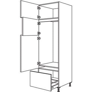 nobilia XL-módulo para electrodomésticos frigorífico-congelador GD123GA-3X 60 cm - Look | 099