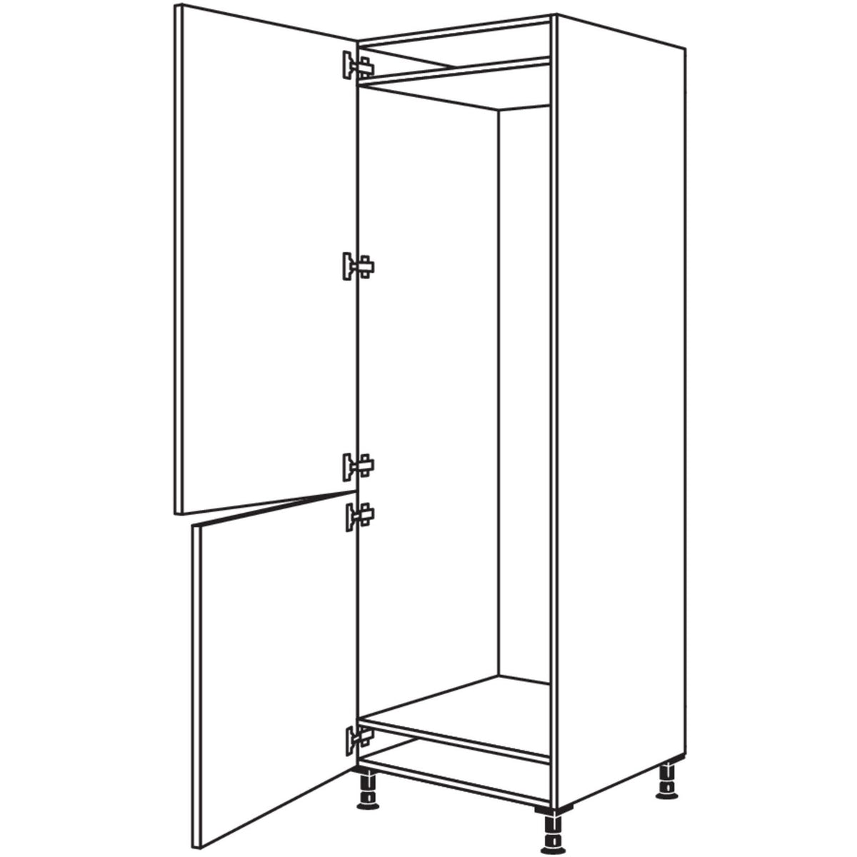 Nobilia XL-Geraete-Umbau Kuehl-Gefrierautomat GD194-1X 34874