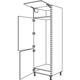 nobilia XL appliance conversion fridge-freezer unit NGS158-2X 60 cm - Natura | 157