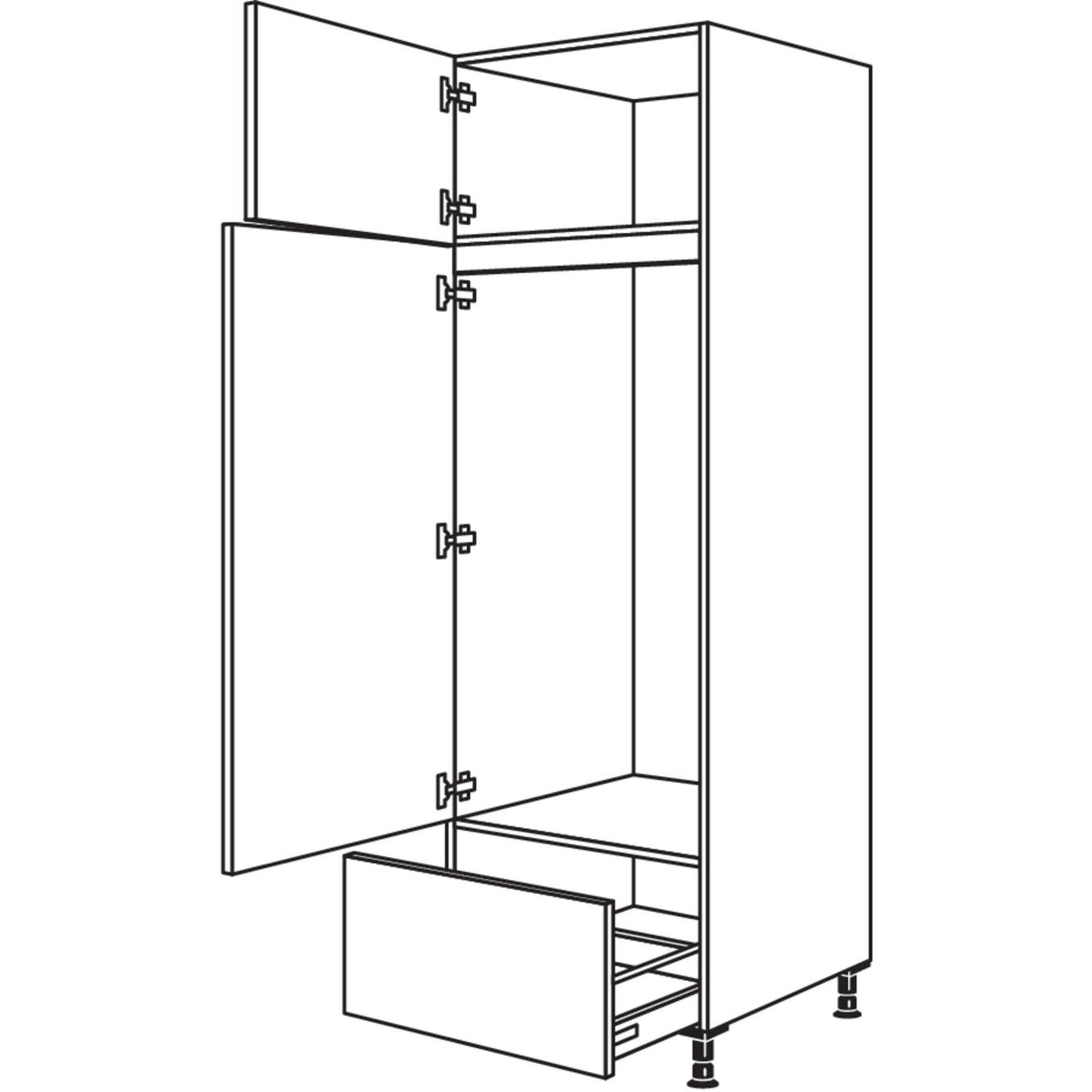 Nobilia XL-Geraete-Umbau Kuehlautomat G123A-1X 30854