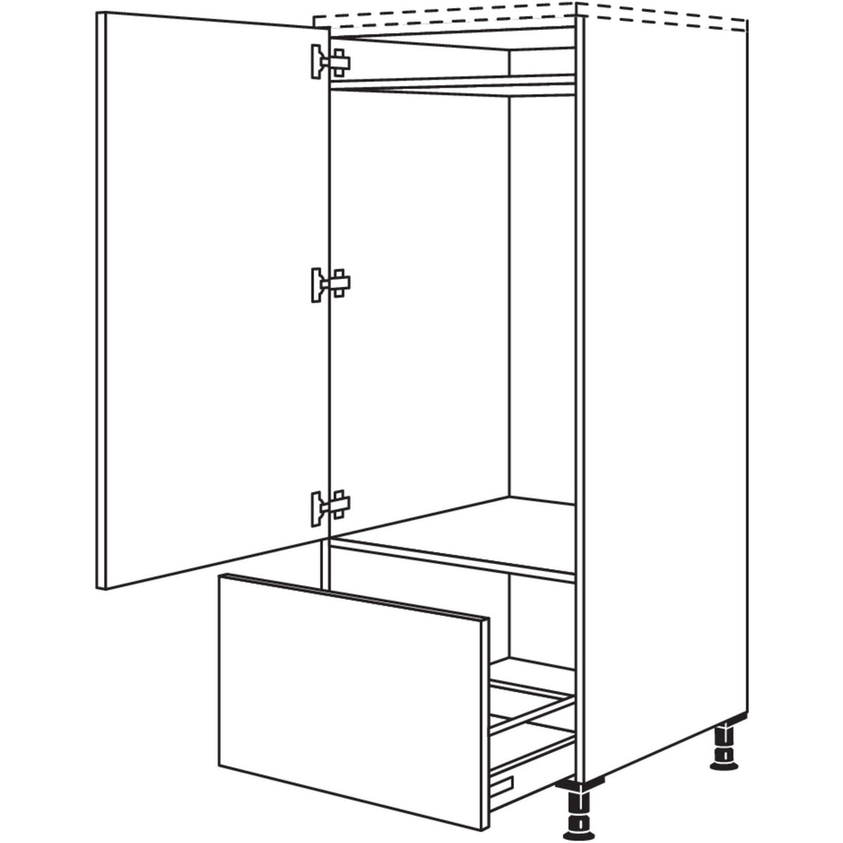 Nobilia XL-Geraete-Umbau Kuehlautomat GD103A-X 34759