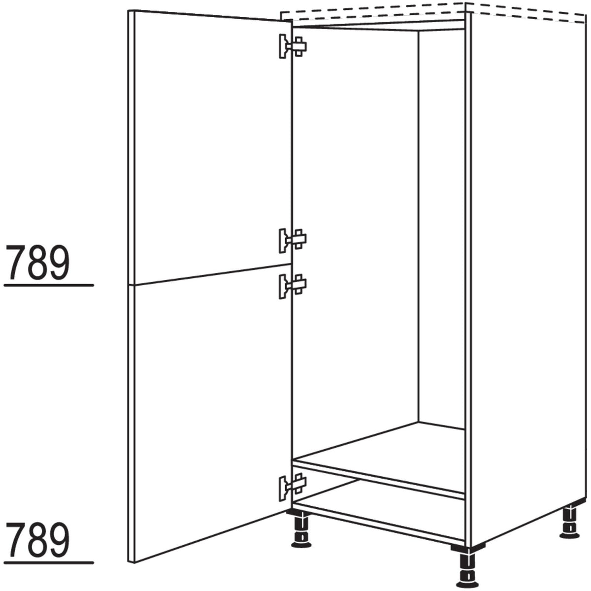 Nobilia XL-Geraete-Umbau Kuehlautomat GD140-X 31466