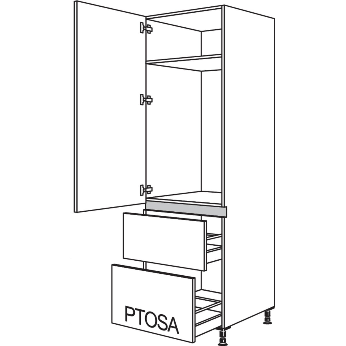nobilia XL-Geraete-Umbau Kuehlautomat LG1032A-2X 42352