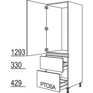 nobilia XL-Geraete-Umbau Kuehlautomat LG1232A-1X 33349