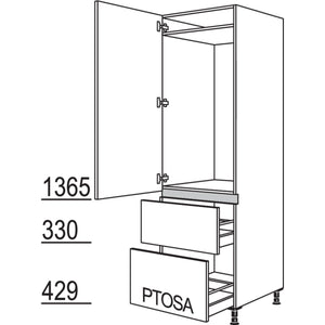 nobilia XL-Geraete-Umbau Kuehlautomat LG1232A-2X 42349