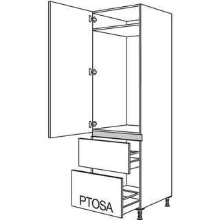 nobilia XL-ombouwkast voor koelkast LG1232A-3X 60 cm - Touch | 317