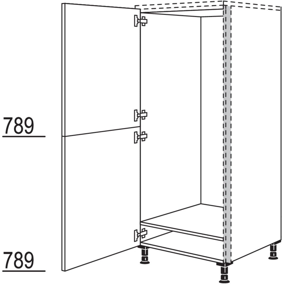 Nobilia XL-Geraete-Umbau Kuehlautomat NGDS140-X 57466