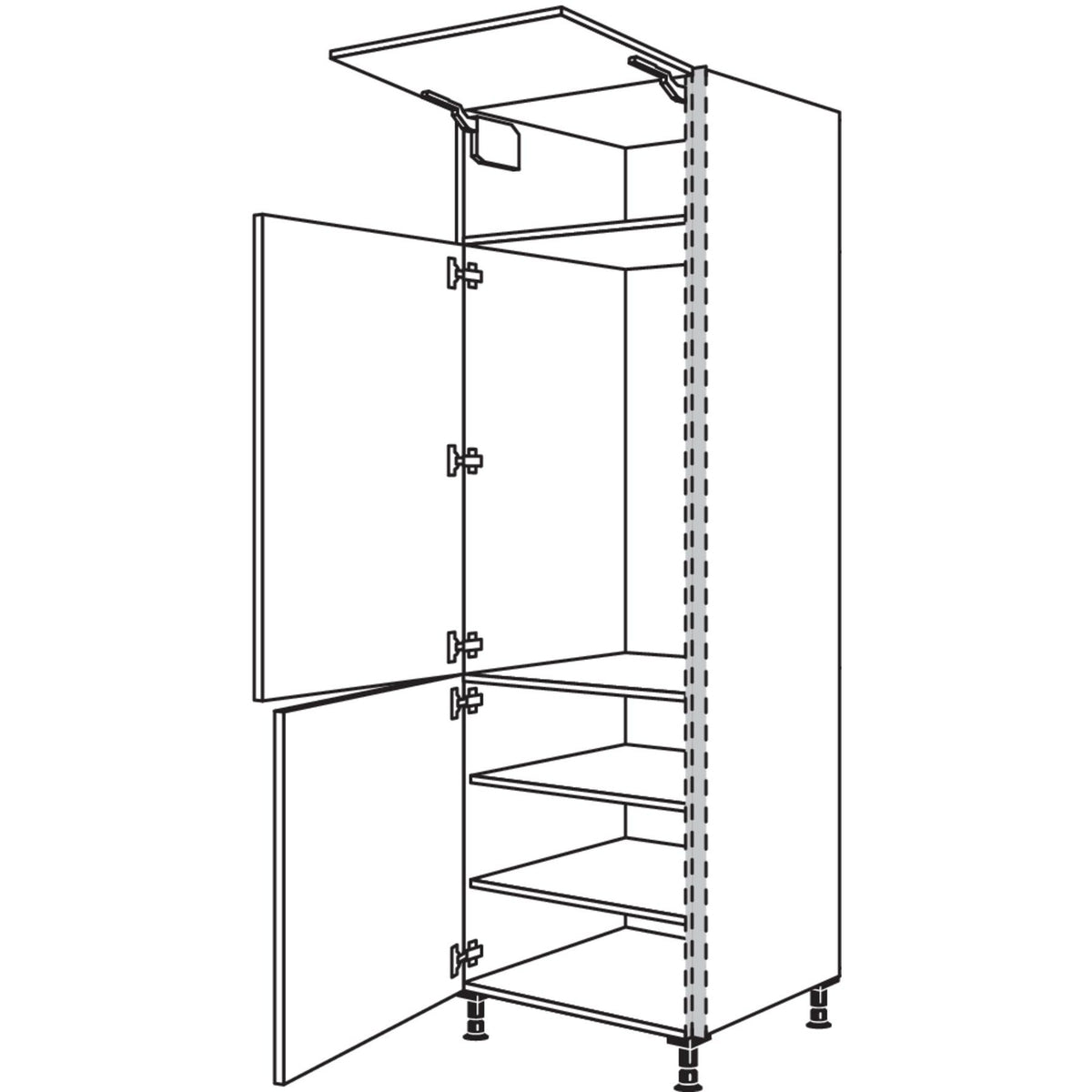 Nobilia XL-Geraete-Umbau Kuehlautomat NGS103-3X 56976