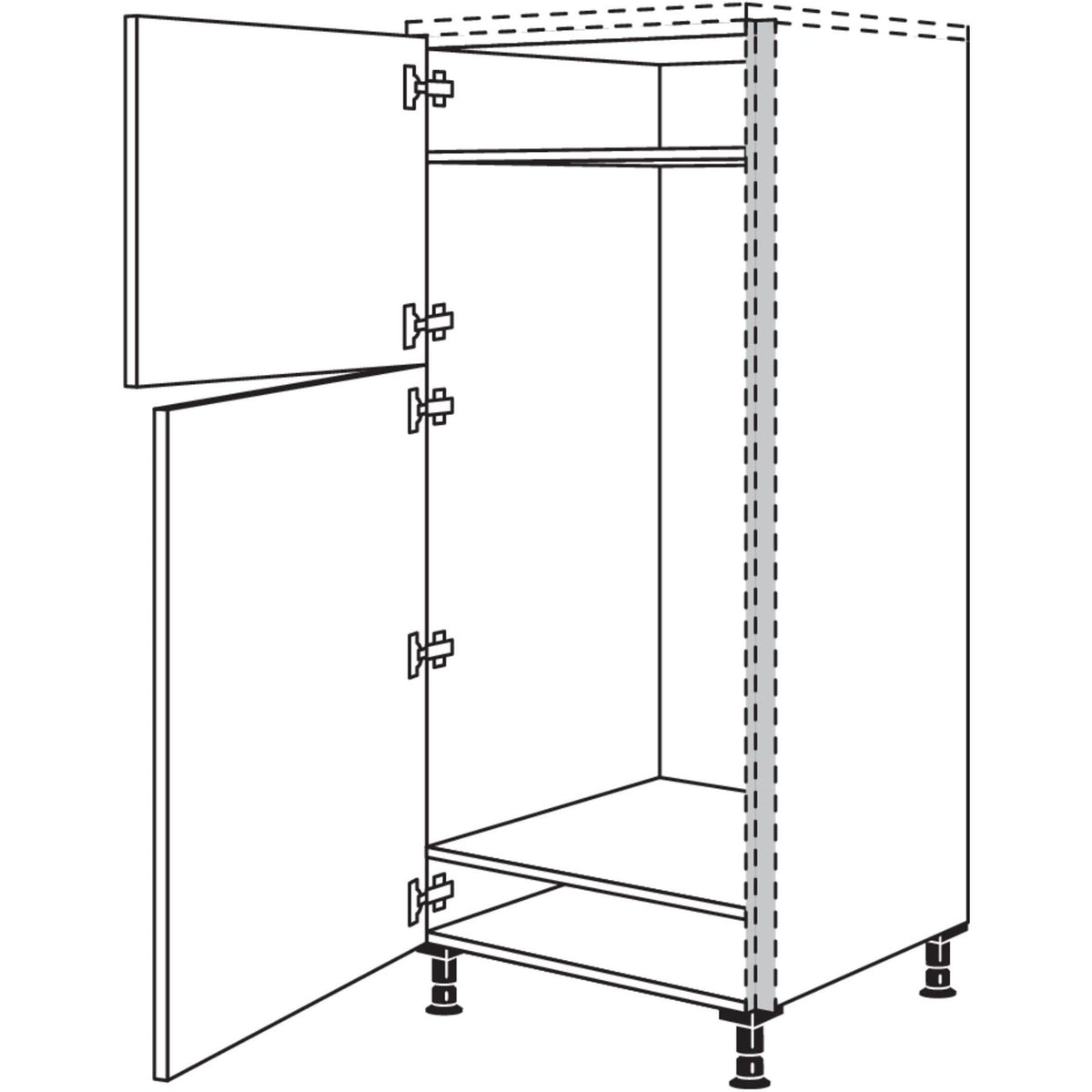 Nobilia XL-Geraete-Umbau Kuehlautomat NGS123-X 62780