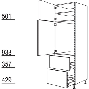 Nobilia XL-Geraete-Umbau Kuehlautomat NGS882A-3X 56971