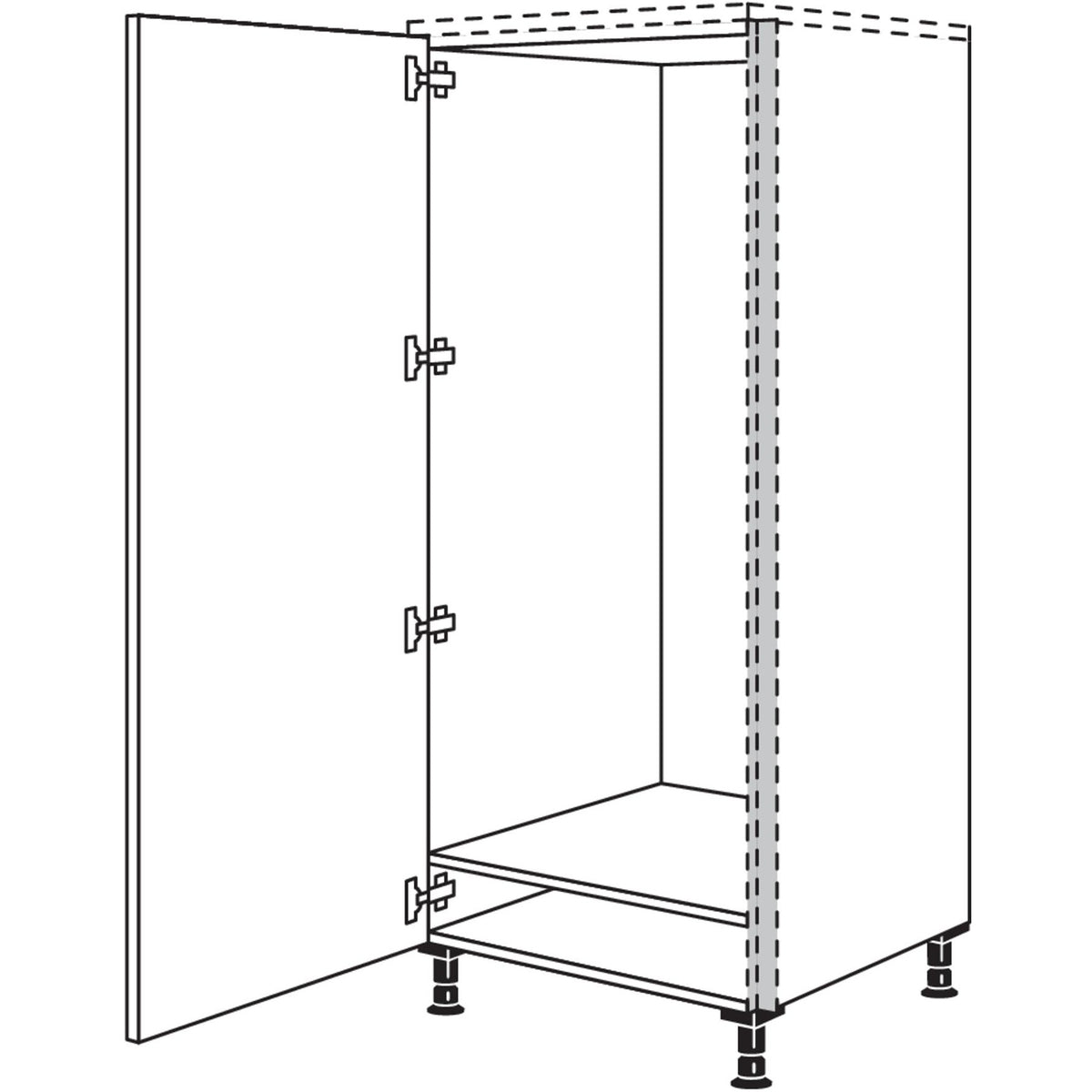 nobilia XL-Geraete-Umbau Kuehlautomat NGSF140-X 62787