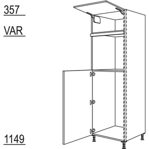Nobilia XL-Geraete-Umbau Kuehlautomat und Backofen NGS103O-2X 45979