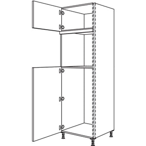 Nobilia XL-Geraete-Umbau Kuehlautomat und Backofen NGS103O-3X 56979