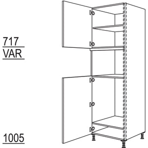 Nobilia XL-Geraete-Umbau Kuehlautomat und Mikrowelle -  Dampfgarer - NGSMDK88-3X 56973