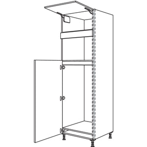 Nobilia XL-Geraete-Umbau Kuehlautomat und Mikrowelle NGS123M-3X 56984