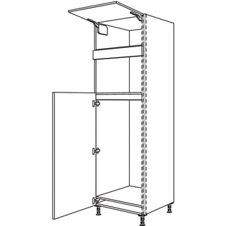 nobilia XL-modification d'appareils Réfrigérateur automatique et micro-ondes NGS123M-3X 60 cm - Touch | 317