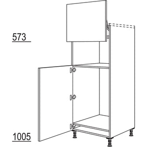 Nobilia XL-Geraete-Umbau Kuehlautomat und Mikrowelle mit Lifttuer G88L-X 31779