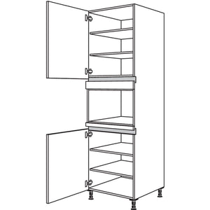 Nobilia XL-Geraete-Umbau Mikrowelle NGM-3X 53322