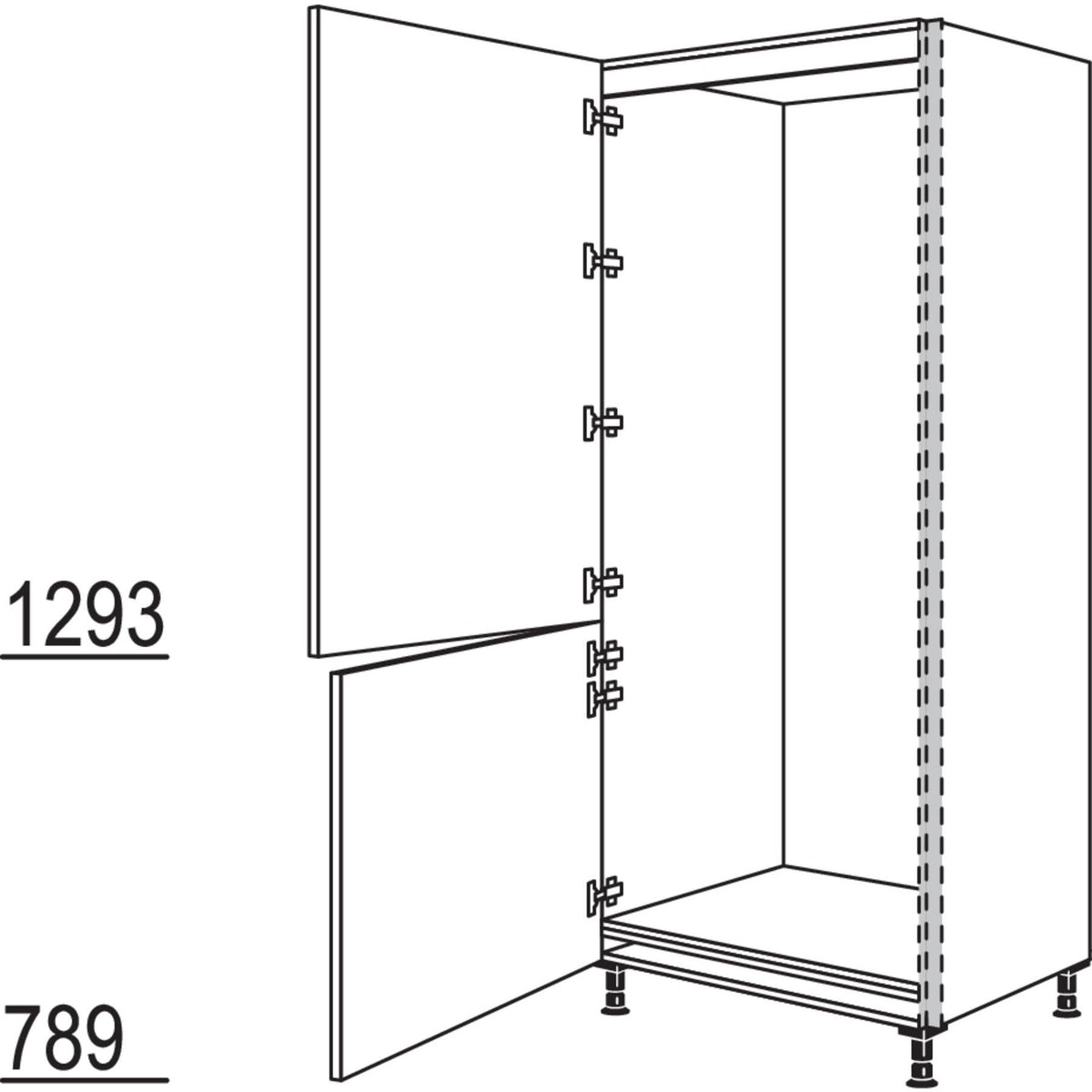Nobilia XL-Geraete-Umbau NGS194-76-1X 34551