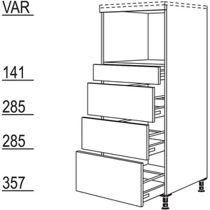 Nobilia XL-Geraete-Umbau fuer Dampfgarer - Kompaktgeraet GDKS3A-X 34458