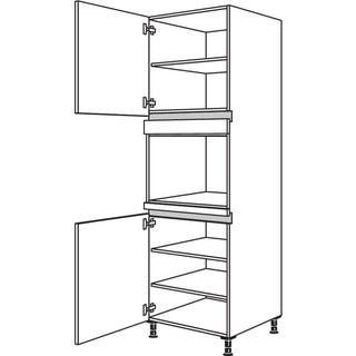 nobilia XL-Geräte-Umbau für Dampfgarer / Kompaktgerät NGDK-2X 60 cm - Natura | 157