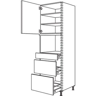nobilia XL-Geräte-Umbau für Dampfgarer / Kompaktgerät NGSDKS2A-3X 60 cm - Touch | 317