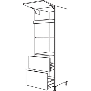 nobilia XL appliance conversion for microwave and steam cooker / compact appliance GDMDK2A-1X 60 cm - Look | 099