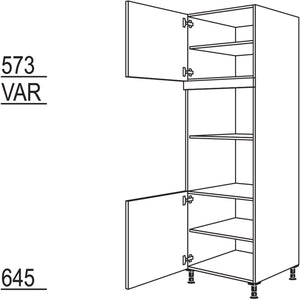 Nobilia XL-Geraete-Umbau fuer Mikrowelle und Dampfgarer - Kompaktgeraet GMDK-2X 41731