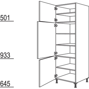 Nobilia XL-Geschirr-- Vorratsschrank H40-1X 31209
