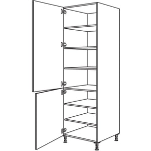 nobilia XL-Geschirr-- Vorratsschrank HDV76-2X 41225