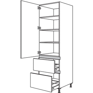 nobilia armoire vaisselle / garde-manger XL NH2A40-3X 40 cm - Focus | 312