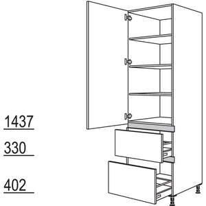Nobilia XL-Geschirr-- Vorratsschrank NH2A50-3X 53311