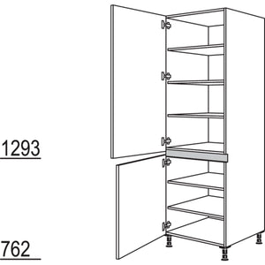 Nobilia XL-Geschirr-- Vorratsschrank NH50-1X 30305