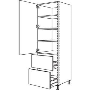 Nobilia XL-Geschirr-- Vorratsschrank NHS2A60-2X 45909