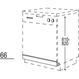 Nobilia XL-Geschirrspueler-Zwischenbau fuer -voll--integrierte Geschirr- GSU45-7-X 38820